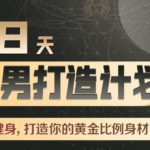 B站猛男埃里克《28天增肌减脂，居家打造黄金比例身材》