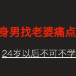 昂导《单身男人找老婆痛点》