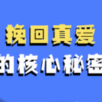 哦耶情感《挽回真爱的核心秘密》