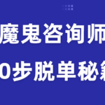 魔鬼咨询师阮琦《30步脱单秘籍》