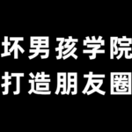 坏男孩学院《教你30天打造高品质朋友圈》